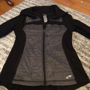 Fleece active wear jacket